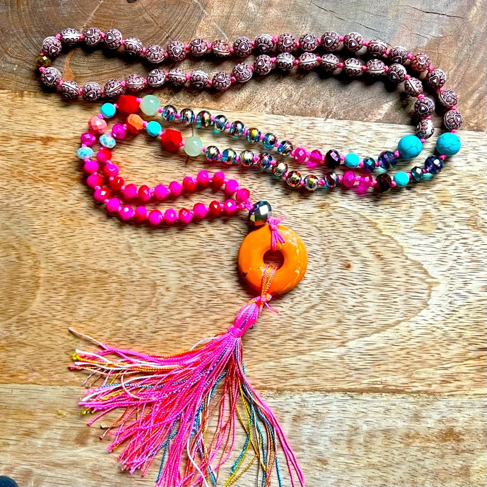 Japa Mala - 108 beads - Original and Unique - Handmade - for Meditation